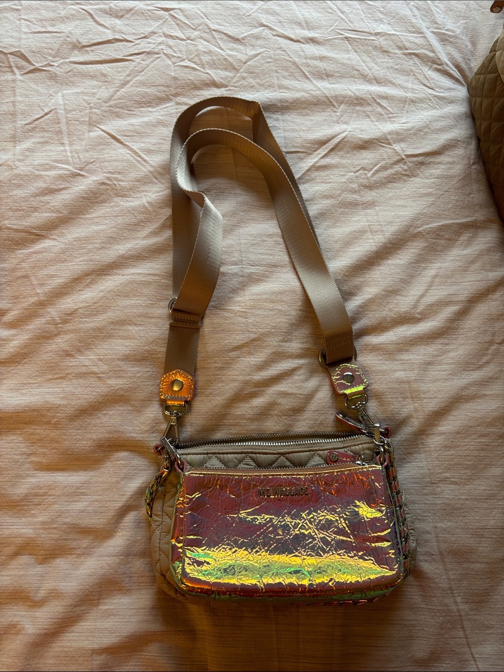 MZ Wallace Iridescent Duo Crossbody/Shoulder Bag - Picture 12 of 12